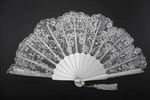 Silver Fan with Lace Finishing for Ceremony. Ref. 1964 29.260€ #503281964