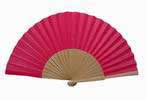 Plain Fuchsia Varnished Wooden Fan 7.603€ #50032Y484FX