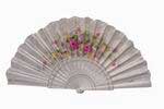 Hand painted fan with white lace. ref. 150ENCJ 42.893€ #501025557150BCOENCJ