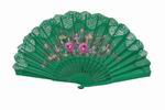 Hand painted fan with green lace. ref. 150ENCJ 32.980€ #501025557150VRDENCJ