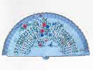Painted fan with flowers. White. Ref. 117BCO 6.750€ #501000117BCO