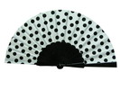 Polka Dots Fan With White Background and Black Polka Dots 3.970€ #50032Y480LNG