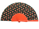 Dot's Fans. Black Background Red Dots 4.545€ #50032Y480FNGLRJ