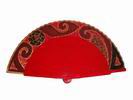 Red sycomore wood fan handpainted 18.515€ #500320884