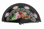 Openwork Black Fan with floral design on both sides Ref. 178 9.910€ #500320178NG