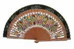 Two sides sycamore wood openwork fan 14.790€ #50032210