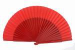 Plain Red Wooden Fan 3.000€ #50032494
