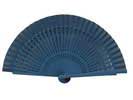 Turquoise Openwork Wood Fan for Kids. 35 cm X 19 cm. 6.281€ #50032Y601TQ