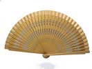 Birch wooden fan. Gold 10.000€ #505407002ORO