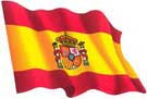ステッカー　スペイン国旗（大サイズ）