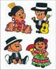 Flamencos and Flamencas - Stickers