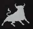 Big Silver San Fermín Bull Figure - Sticker 3.225€ #508540528/PL