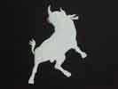 Bull silhouette Lois silver Big - Sticker 1.650€ #508540533/PL
