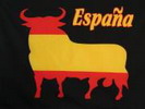 スペイン国旗カラー　フラッグ　闘牛シルエット　“España” 12.550€ #505100004