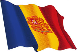 Pegatina Bandera de Andorra