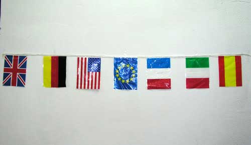 Guirlande des drapeaux des Pays du Monde