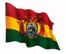 ステッカー　国旗シリーズ　ボリビア