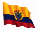 Pegatina Bandera de Ecuador 1.300€ #508540ECDR