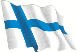 Finland flag sticker