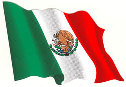 Autocollant du drapeau mexicain