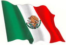 ステッカー　国旗シリーズ　メキシコ 1.300€ #508540MEX