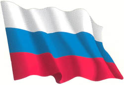 Russia flag sticker