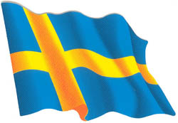 Pegatina Bandera de Suecia