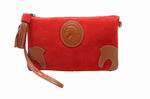 Red Split Leather Handbag and Bandoleer. Ref. 50014MP411RJ. 27cm X 16cm 23.140€ #50014MP411RJ