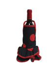 Delantal Flamenca para Botellas Negro Lunar Rojo 5.370€ #504920055