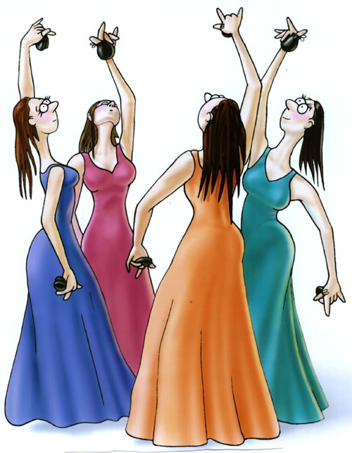 Flamenco t - shirt - Las cuatro marias 5.950€ #504820005