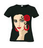 T-shirt Visage Flamenca