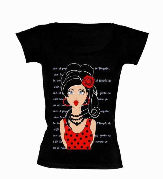 T-shirt Amy Winehouse Flamenca