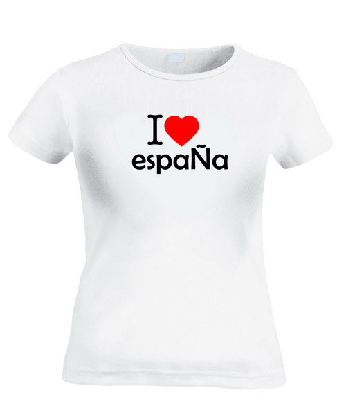Camiseta I Love España, Camisetas souvenir de España