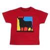 T-shirt Taureau Osborne Carré rouge. Enfant 9.500€ #50059210102501