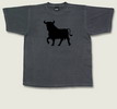 Grey T-shirt with black bull 14.500€ #50543CA06415