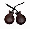 Brown Rosewood Imitation Flamenco Castanets by Jale