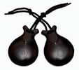 Black Compressed Canvas Flamenco Castanets by Jale 49.793€ #505030086