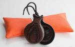 Brown-grained Professional Wooden Castanets with V-Shaped Ears by Castañuelas del Sur 99.174€ #501741444521