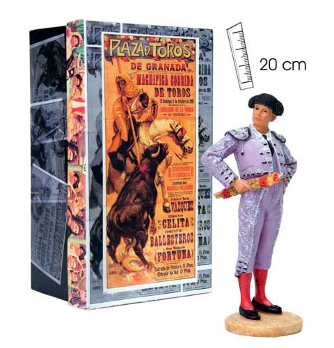 Figurine de Banderillero. 20cm