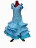 Costume de flamenca pour enfant. Modèle Séville Turquesa 42.980€ #502150005TRQ
