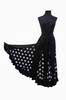 Black with White Polka Dots Flamenco Skirt 20.000€ #50034FALDALNBCO