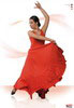 Faldas para Baile Flamenco Happy Dance Ref.147PS15. Naranja 43.350€ #50053147PS15