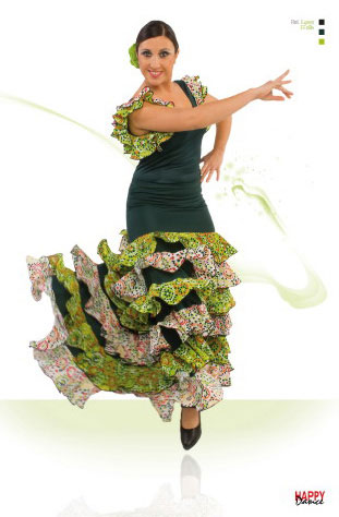 Falda para Baile Flamenco Happy Dance Ref. EF085PS38PS169PS168