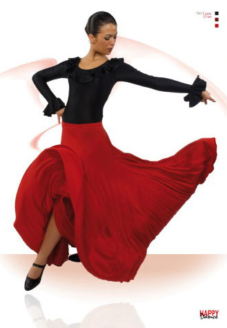 Falda flamenca de niña- CARLA COLORES - Faldas flamencas de NIÑA<