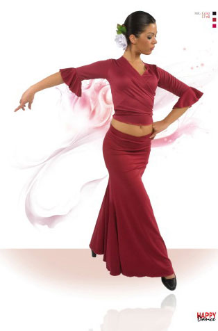 Jupe pour la danse Flamenco par Happy Dance Ref.EF118PS2TM10TM10