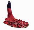 Robe à traîne flamenco Bata de Cola 5 volants sans doublure 297.520€ #503330002
