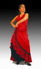 Faldas para bailar flamenco de ensayo. Modelo Debla 123.967€ #50171DEBLA