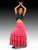 Jupe de danse flamenco pour répétitions. Modèle Granaina 90.909€ #50171GRANAINA