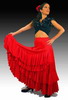 Faldas de ensayo para bailar flamenco. Modelo Bambera 106.612€ #50171BAMBERA