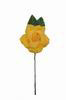 Fleur de flamenco jaune pour fillette. 7cm 1.820€ #50034ROSANINAMRLLA